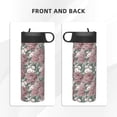 thumbnail image 3 of Vsdgher Rose Flowers for Insulated Stainless Steel Water Bottle,18oz Sports Water Bottle Stainless Steel Reusable Tumbler for Sports, Travel, and School, 3 of 8