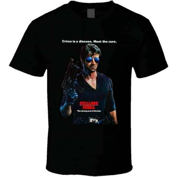 Cobra Stallone 80's Action Movie T Shirt
