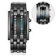thumbnail image 1 of Reloj digital con LED azul y matriz binaria para hombre y mujer, reloj binario con tecnología del futuro y de moda clásica, 1 of 10