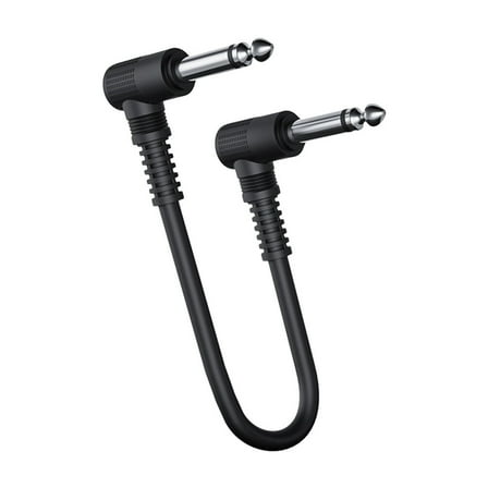 Hytrove Guitar Effect Pedal Cables Instrument Cable Black 1Pack 5.9x2.2x0.25in