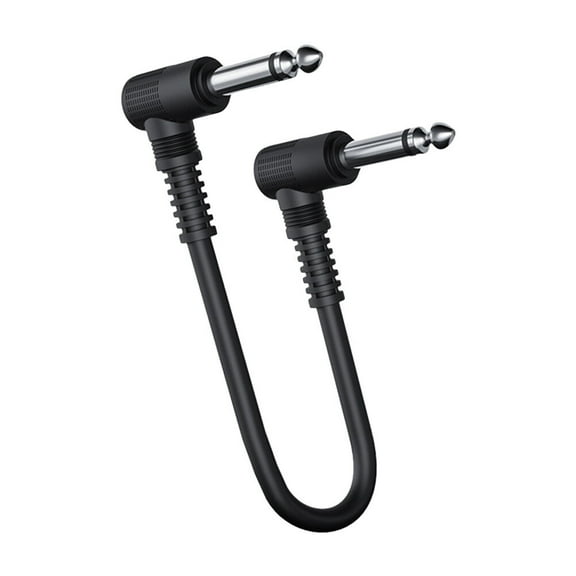 Hytrove Guitar Effect Pedal Cables Instrument Cable Black 1Pack 5.9x2.2x0.25in