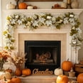thumbnail image 5 of AUNVITO Artificial Autumn Maple Leaf Hanging Vine, Realistic Harvest Foliage Ornament, Indoor Fireplace Window Dual Holiday Decor, 5 of 7