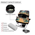 thumbnail image 4 of Chririnla Tropical Parrot Sling Shoulder Bag, Lightweight Polyester Crossbody Messenger Bag with Pocket for Travel and Daily Shopping, 4 of 7