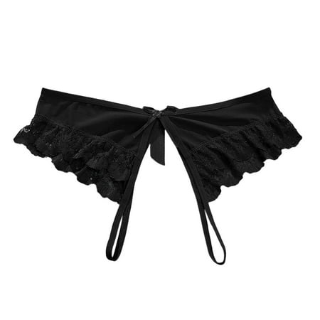 Black Large Design Panty Brief Womens Underwear Cotton Bikini High Rise Cotton Comfortable Cotton Dhoti for Women Look Ladies Underwear