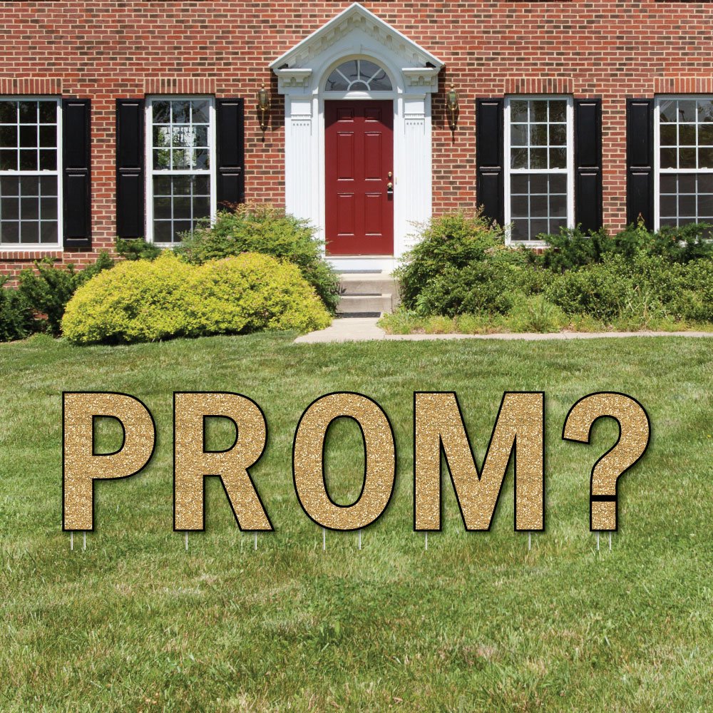 Promposal Yard Sign Outdoor Lawn Decorations Prom Proposal Yard