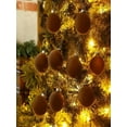 thumbnail image 2 of Brown Velvet Christmas Ornaments,Suede Christmas Balls Ornaments,Christmas Cream Velvet Ornaments,Christmas Tree Ornaments Velvet Balls Christmas Decorations, Velvet Christmas Ball Ornaments, 2 of 8