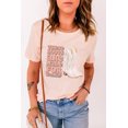 thumbnail image 1 of POGLIP Women's Pink These Boots Are Made For Walkin' Graphic Print Short Sleeve Tee, 1 of 6