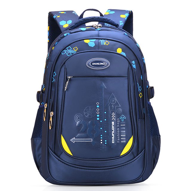 Kids Backpack Large Capacity Ergonomic Splash-proof School Bag Travel Backpack