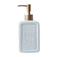 thumbnail image 4 of Empty Hand Soap Dispenser with Pump Durable Reusable Container Ceramic 16oz Pump Bottle for Outdoor Countertop Travel Hotel Kitchen , White, 4 of 7