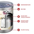 thumbnail image 4 of 12oz Tumblers Halloween Cute Ghosts with Boo Vacuum Insulated Stainless Steel Travel Tumbler Cups Mug with Lid and Straw for Beer,Coffee,Beverages with Cleaning Brush for Cold & Hot Drinks, 4 of 5
