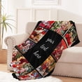 thumbnail image 5 of Personalised Photo Blanket Dad We Love You Custom Picture Collage Blanket Fathers Day Photo Blanket Personalised Gift for Dad Papa Father Grandpa, 5 of 6