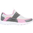 thumbnail image 2 of Vionic Women's Brisk Vayda Slip-on Active Sneakers - Supportive Walking Sneakers That Include Three-Zone Comfort with Orthotic Insole Arch Support, Medium and Wide Widths 6 Grey and Pink, 2 of 6