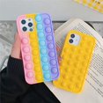 thumbnail image 2 of Push Pop Phone Case for iPhone 7Plus Push Pop Bubble Fidget Toys case Rainbow Soft Cover, 2 of 4