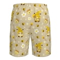 thumbnail image 6 of Naloa Cute Bee Gnomes Men's Beach Shorts, Surfing shorts, Swim trunks, Quick Dry Swim Trunks for Surfing Beach Fun - Medium, 6 of 9