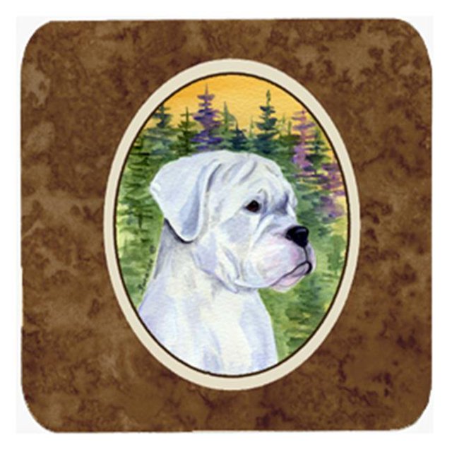 Carolines Treasures SS8198FC Boxer Foam Coasters - Set 4