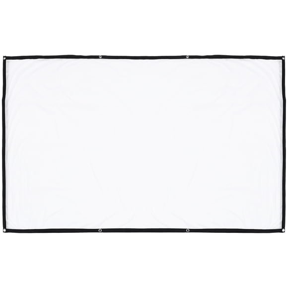 Minkissy Projector Screen White for Public Display and Conference 1Pc