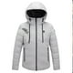 thumbnail image 5 of Chaquetas y abrigos casuales de manga larga con capucha, con USB, temperatura constante, calefactables, resistentes al viento, talla grande, para hombre y mujer, invierno, 4 unidades, 5 of 7