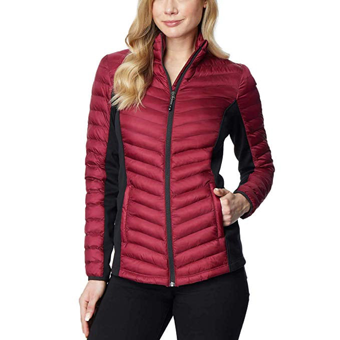 32 Degrees Heat Women's Mixed Media Jacket, Rhododendron, Large - NEW ...