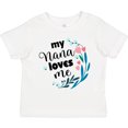 thumbnail image 3 of Inktastic My Nana Loves Me Granddaughter Girls Toddler T-Shirt, 3 of 5