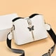 thumbnail image 1 of Women's Soft Washed Leather Shoulder Bag Multi-Zip Large Capacity Handbag For Daily Use, Travel, Work, Shopping, 1 of 9