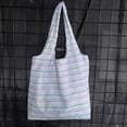 thumbnail image 2 of CHUMUD Women's Striped Vintage Tote Bag - Retro Underarm Shoulder Bag for Daily Shopping & Casual Outfits, 2 of 5