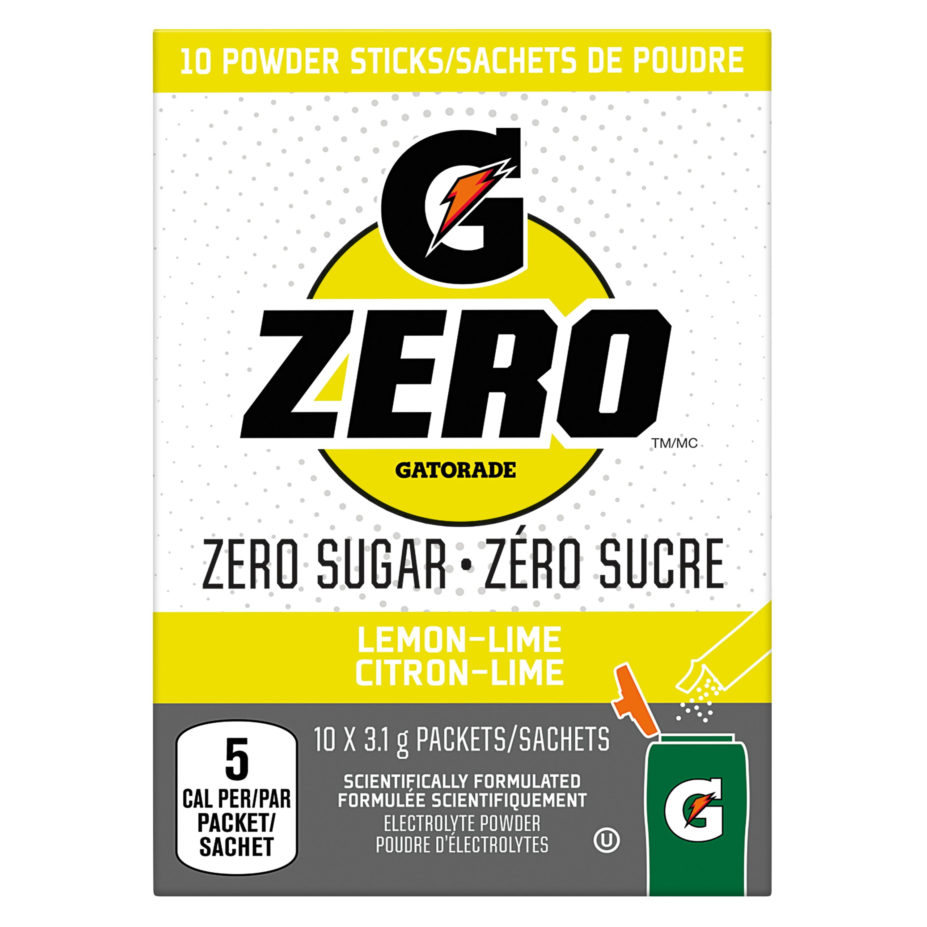 Gatorade Zero Powder Lemon Lime 10 x 2.9 g