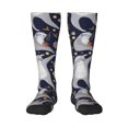 thumbnail image 1 of Fotbe Sloths Dancing Calcetas Divertidas Estampadas para Hombre y Mujer, Calcetas de Algodón hasta la Rodilla para Caminar, Correr, Enfermería y Embarazo, 1 of 6