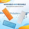 thumbnail image 4 of PYYNA-Braava Jet 240 Mop Pads Compatible with irobot Braava Jet 240 241 245 Robot Mop, 2 Wet Mop Pads + 2 Damp Mop Pads + 1 Dry Mop Pads, 4 of 4