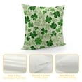 thumbnail image 4 of JEUXUS Shamrocks St Patricks Day Throw Pillow Cover Clovers Cushion Case for Sofa Couch, 4 of 5