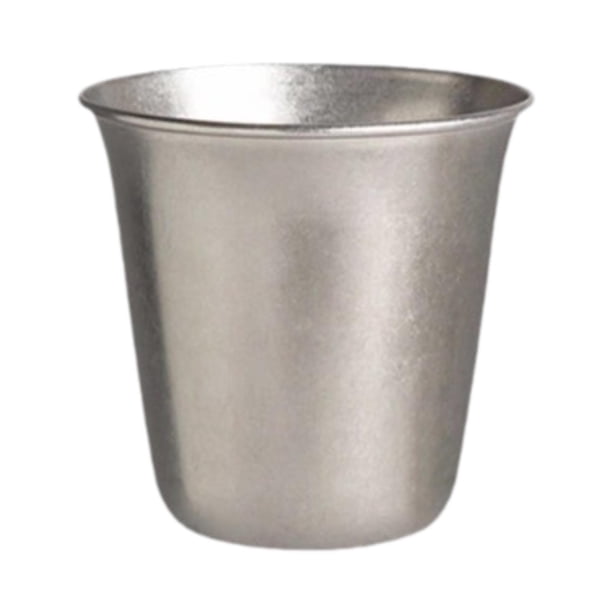 Vaso de Acero Inoxidable, Vaso de Metal para Camping, Taza de Viaje de 370 Ml, Gran Capacidad, Ideal para Restaurantes, , Picnics Y Fiestas. Vaso