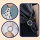 thumbnail image 2 of Fiudx Botón de Nudo de Perla, Clip de Metal para Bufanda, Elegante Hebilla de Cintura, Decoración Versátil para Camisas y Bufandas, Perfecto para Bodas y Negocios, Diseño Moderno, Incluye 1 Botón de, 2 of 4