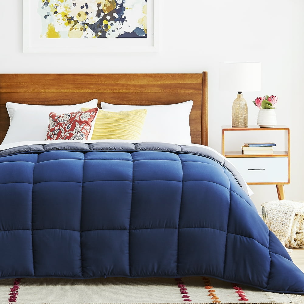 linenspa reversible down alternative quilted comforter