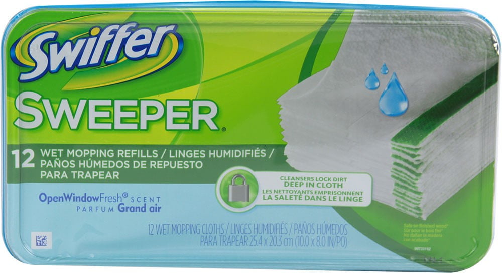 Swiffer Cloths Wet Mopping Refills, Fresh Scent 12 ea