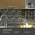 thumbnail image 4 of Art3d Peel and Stick Backsplash Tile Brown Mix Wall Tile 12 in. x 12 in. (6-Pack), 4 of 7