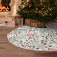 thumbnail image 5 of Rateoe Fairy Floral Pattern Christmas Tree Skirt with Ties , Christmas Tree Decorations, Farmhouse Christmas Decor Xmas Holiday Decorations-48", 5 of 6