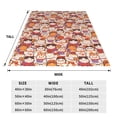 thumbnail image 3 of KLL Maneki-Neko Cats Pattern Fleece Throw Blanket,Fleece Throw Blankets for Couch & Bed All Season Use-80"x60", 3 of 7