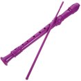 thumbnail image 1 of LITINKIMI 1Set Purple Soprano Recorder Flute Instrument 8 Hole ABS Material with Cleaning Rod and Flannel Storage Bag, 1 of 7