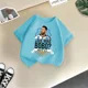 thumbnail image 3 of Marca Unshine Messi Print Boys Outdoor Sports Football Summer Cotton Kid T-shirt Casual Kids Tops Ropa linda para niños, 3 of 5