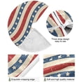 thumbnail image 2 of FMSHPON 4th of July Patriotic American StarsStripes 4th of July Xmas Christmas Tree Skirt Stand Mat for Holiday Party Decoration Indoor Outdoor 48 inches, 2 of 6