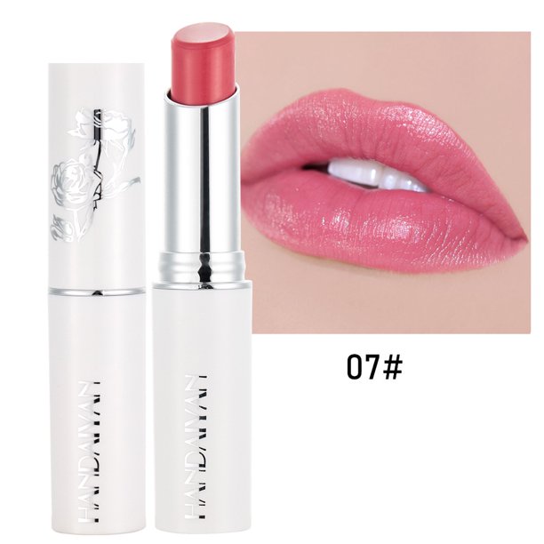 HANDAIYAN Sirena Brillo Lápiz Labial Impermeable De Larga Duración Maquillaje Pigmento Desnudo Mate Hidratante Palos Cosméticos 29 Colores Gao Jinjia unisex