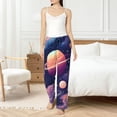 thumbnail image 4 of Disketp Planet Pastel Galaxy for Women's Pajama Pants - Ultra Soft Fleece Sleep and Lounge Pants (Size: S-3XL)-Small, 4 of 6