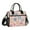 Cartoon Letter and Character, variant on Lunch Bag Insulated Lunch Box Leakproof Reusable Cooler Tote Adjustable Shoulder Strap for Men Women Retro Vintage Palm Tree 9L