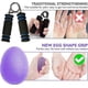 thumbnail image 2 of Peradix Hand Grip Strength Trainer, Stress Relief Ball for Adults and Kids, Wrist Rehab Therapy Hand Grip Equipment Ball Squishy - Set of 3 Fin, 2 of 3