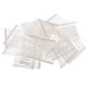 thumbnail image 1 of 20 peinetas para el pelo liso con pasador de aluminio y peinetas laterales para velos de novia y bodas. Plata, 1 of 9