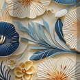 thumbnail image 3 of Designart "Seashell Coastal Serenity IV" Floral Blackout Curtain Single Panel, 3 of 4