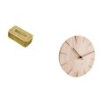 thumbnail image 4 of Caja de pañuelos,Dispensador de pañuelos para baño,Reloj de pared redondo,Reloj de pared de madera maciza para decoración de sala de estar,Reloj de pared de madera para dormitorio creativo, 4 of 7