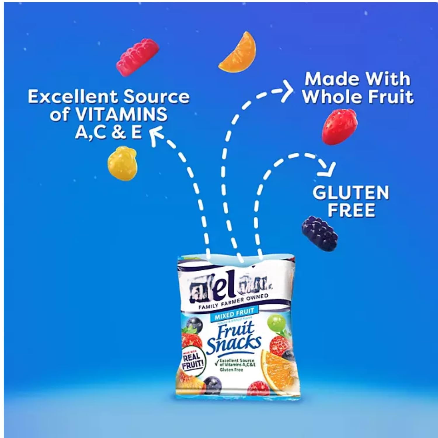Welch's Mixed Fruit Fruit Snack, 0.8 oz, 90 count pack of 2