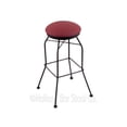 thumbnail image 7 of 3020 30" Swivel Bar Stool with Black Wrinkle Finish and Canter Espresso Seat, 7 of 7