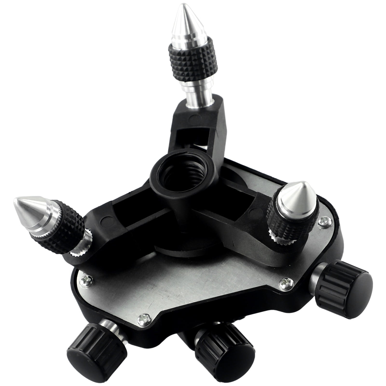 KDJ Level Meter Bracket Base Adjustable Rotation Meter Tripod Bracket 1/4" Interface With Adapter For Construction Laser Measuring