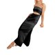 thumbnail image 3 of VISgogo, vestido de tubo informal para mujer, vestido largo a la moda de Color sólido con hombros descubiertos y abertura delgada VISgogo  moda, 3 of 6